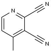 2,3-Pyridinedicarbonitrile,4-methyl-(9CI) 结构式