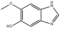 6-甲氧基-1H-苯并[D]咪唑-5-醇 结构式