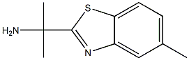 2-Benzothiazolemethanamine,alpha,alpha,5-trimethyl-(9CI) 结构式