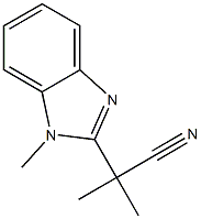 1H-Benzimidazole-2-acetonitrile,alpha,alpha,1-trimethyl-(9CI) 结构式