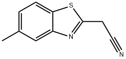 2-Benzothiazoleacetonitrile,5-methyl-(9CI) 结构式