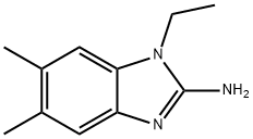 1H-Benzimidazol-2-amine,1-ethyl-5,6-dimethyl-(9CI) 结构式