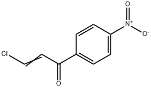 (E)-β-Chloro-4'-nitroacrylophenone 结构式
