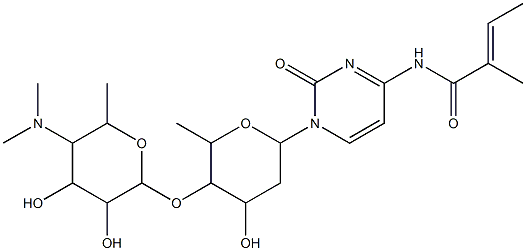 孢嘧胺霉素 D 结构式