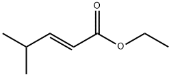 (E)-乙基 4-甲基戊-2-烯酯 结构式