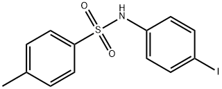 N-(4-碘苯基)-4-甲基-苯磺酰胺 结构式