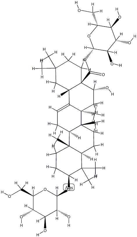 墨旱莲皂苷I 结构式