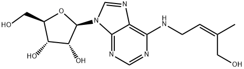 顺式-玉米素-D-核糖甙 结构式