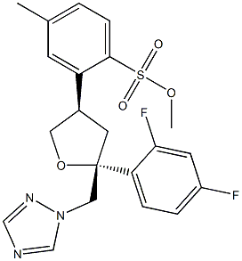 泊沙康唑非对映异构体相关化合物1 结构式