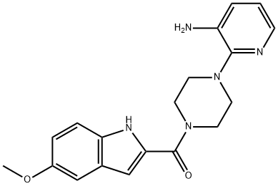 N-desethylatevirdine 结构式