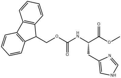 Fmoc-His-OMe 结构式