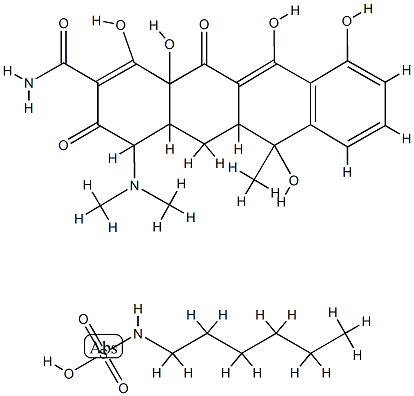 tetracycline hexylsulfamate 结构式