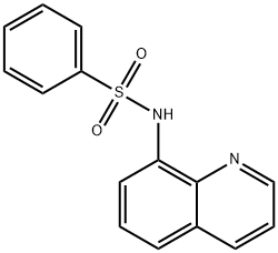 N-(喹啉-8-基)苯磺胺酰胺 结构式