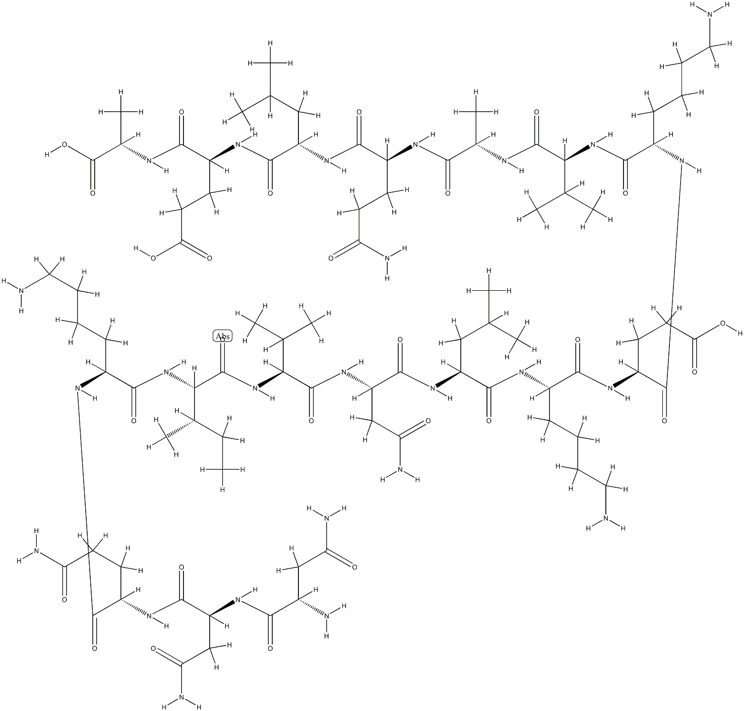 纤维蛋白原 结构式