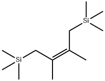 Silane,2,3-dimethyl-2-butene-1,4-diyl)bis[trimethyl-E- 结构式