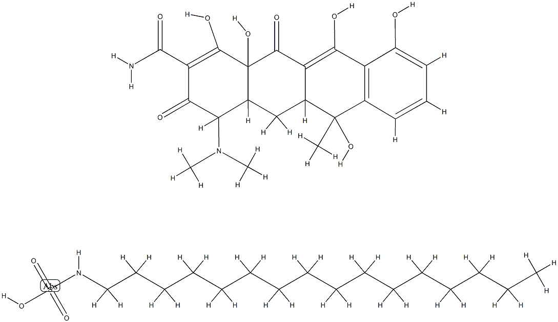 tetracycline hexadecylsulfamate 结构式