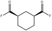 1,3-Cyclohexanedicarbonyl difluoride, cis- (9CI) 结构式