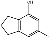 6-氟茚满烷-4-醇 结构式