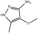 1H-Pyrazol-3-amine,4-methoxy-5-methyl-(9CI) 结构式