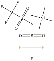四甲基铵三氟甲烷磺酰亚胺盐 结构式