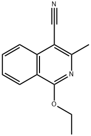 4-Isoquinolinecarbonitrile,1-ethoxy-3-methyl-(9CI) 结构式