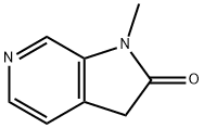 2H-Pyrrolo[2,3-c]pyridin-2-one,1,3-dihydro-1-methyl-(9CI) 结构式