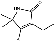 2H-Pyrrol-2-one,1,5-dihydro-4-hydroxy-5,5-dimethyl-3-(1-methylethyl)-(9CI) 结构式