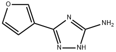 5-(呋喃-3-基)-4H-1,2,4-三唑-3-胺 结构式
