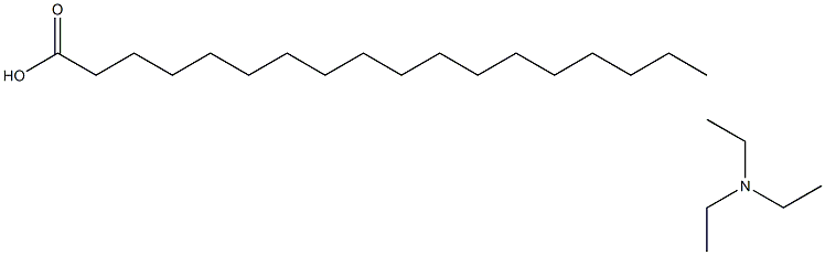 stearic acid, compound with triethylamine (1:1) 结构式