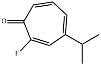 2,4,6-Cycloheptatrien-1-one,2-fluoro-4-(1-methylethyl)-(9CI) 结构式