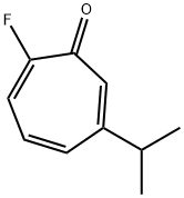 2,4,6-Cycloheptatrien-1-one,2-fluoro-6-(1-methylethyl)-(9CI) 结构式
