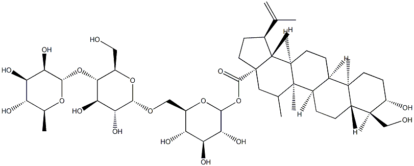 白头翁皂苷C 结构式