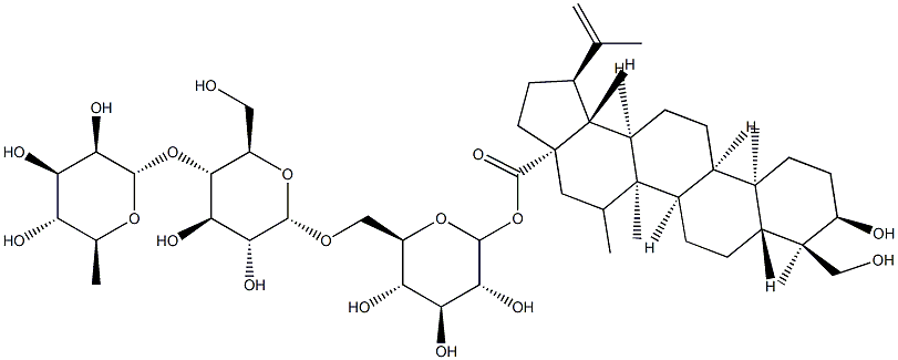 OPLOPANAXOSIDE C ; CIRENSHENOSIDE H; WUJIAPIOSIDE B 结构式