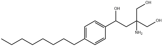 3-AMino-3-(hydroxyMethyl)-1-(4-octylphenyl)-1,4-butanediol 结构式