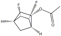 Bicyclo[2.2.1]heptan-2-ol, 5,6-difluoro-, acetate, (2-endo,5-exo,6-exo)- (9CI) 结构式