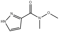 1H-Pyrazole-3-carboxamide,N-methoxy-N-methyl-(9CI) 结构式