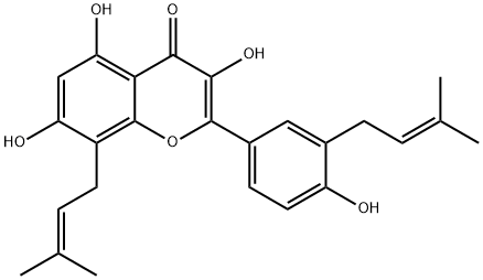 构树黄酮醇F 结构式