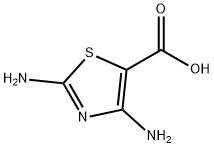 2,4-二氨基噻唑-5-羧酸 结构式