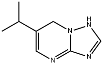 [1,2,4]Triazolo[1,5-a]pyrimidine,1,7-dihydro-6-(1-methylethyl)-(9CI) 结构式