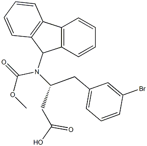 (R)-3-((((9H-Fluoren-9-yl)methoxy)carbonyl)amino)-4-(3-bromophenyl)butanoicacid