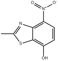 7-Benzothiazolol,2-methyl-4-nitro-(9CI) 结构式