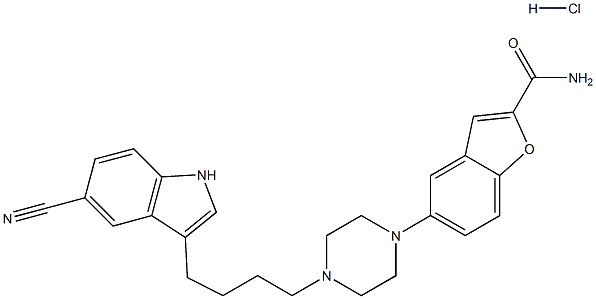 盐酸维拉唑酮 结构式