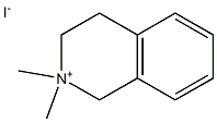 Isoquinolinium,1,2,3,4-tetrahydro-2,2-dimethyl-, iodide (1:1) 结构式