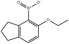 1H-Indene,5-ethoxy-2,3-dihydro-4-nitro-(9CI) 结构式