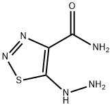 1,2,3-Thiadiazole-4-carboxamide,5-hydrazino-(9CI) 结构式