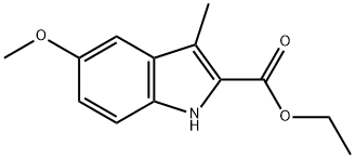 ethyl 5-methoxy-3-methyl-1H-indole-2-carboxylate 结构式