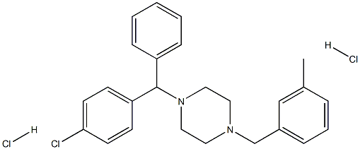 mecilizine hydrochloride 结构式