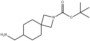 2-BOC-2-AZASPIRO[3.5]NONANE-7-METHAMINE 结构式