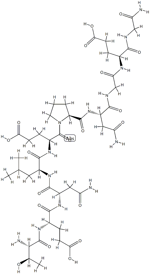 FSH RECEPTOR-BINDING INHIBITOR FRAGMENT (BI-10) 结构式