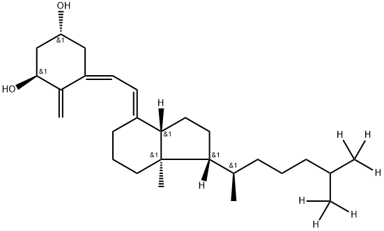 阿尔法骨化醇-D6 结构式